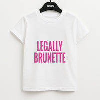 Legally Brunette Kids T-Shirt