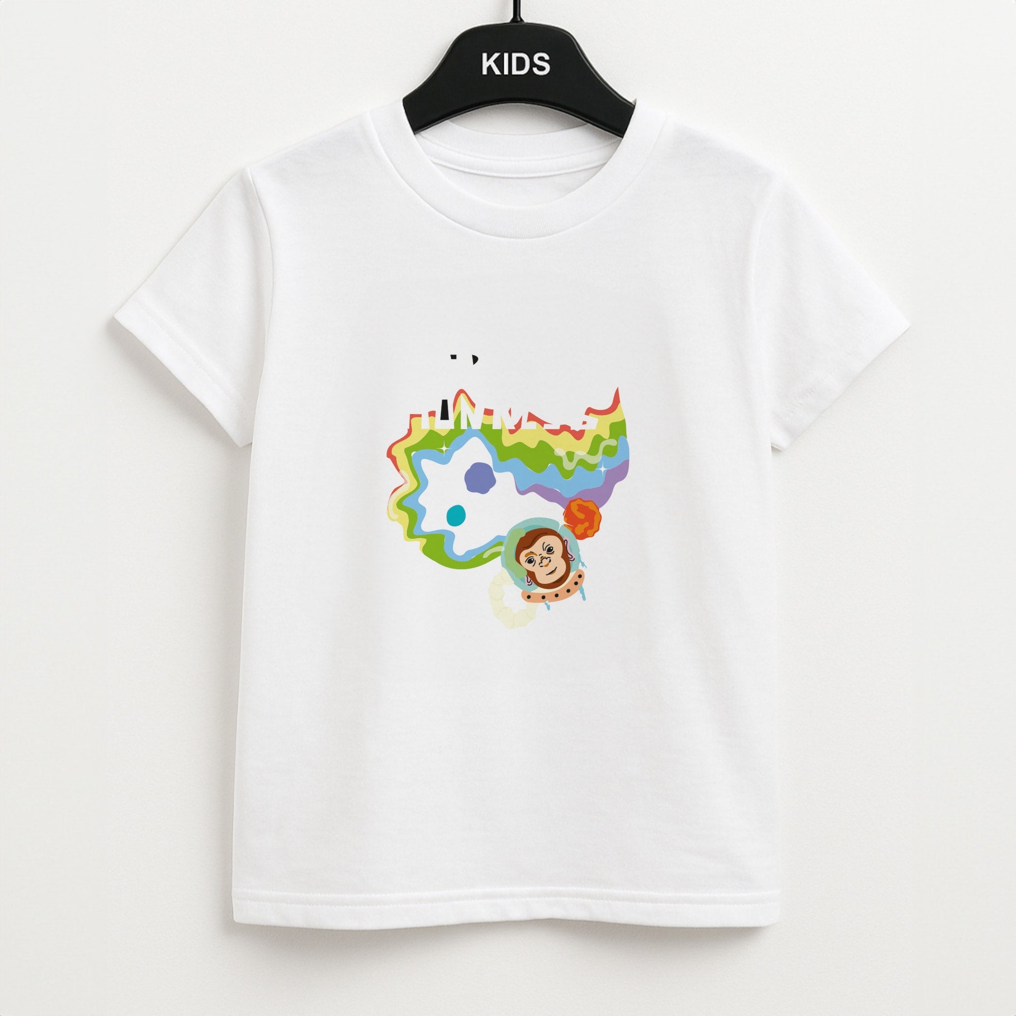 A Monkeys - Pink Kids T-Shirt