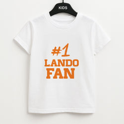 #1 Lando Fan Unisex Kids T-Shirt