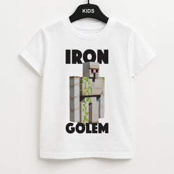 Iron Golem Unisex Kids T-Shirt