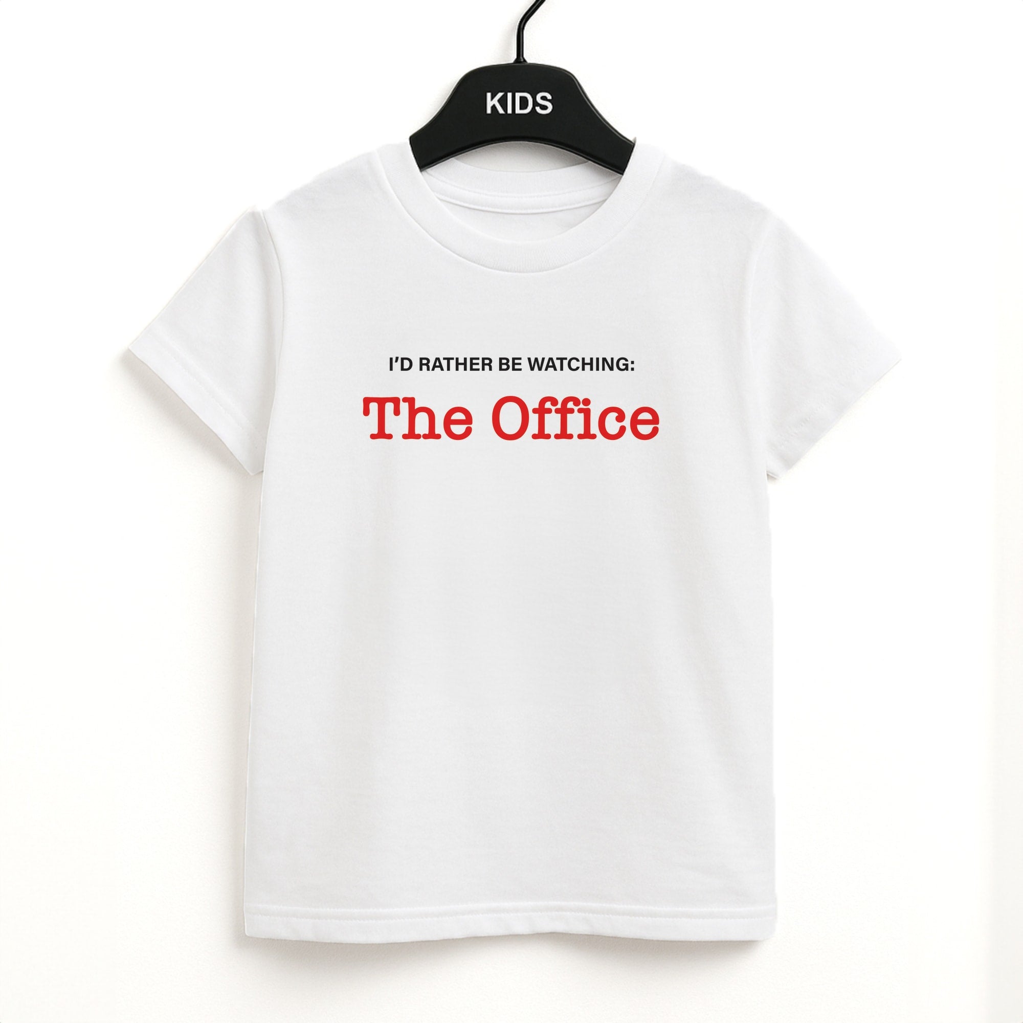 I'd Rather Be Watching The Office Kids T-Shirt