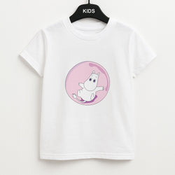 Moomin In A Pink Bubble  Unisex Kids T-Shirt