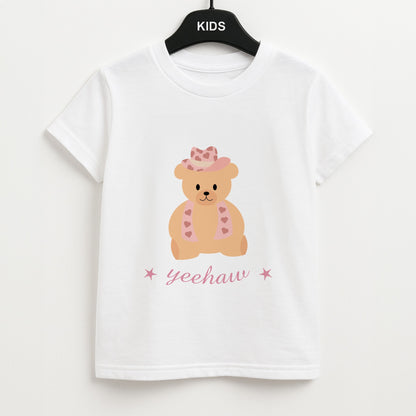 Yeehaw Teddy Bear Unisex Kids T-Shirt