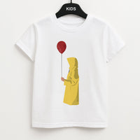 Holding Balloon - Clown Kids T-Shirt