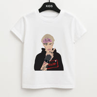 Pink Bandana - Peep Kids T-Shirt
