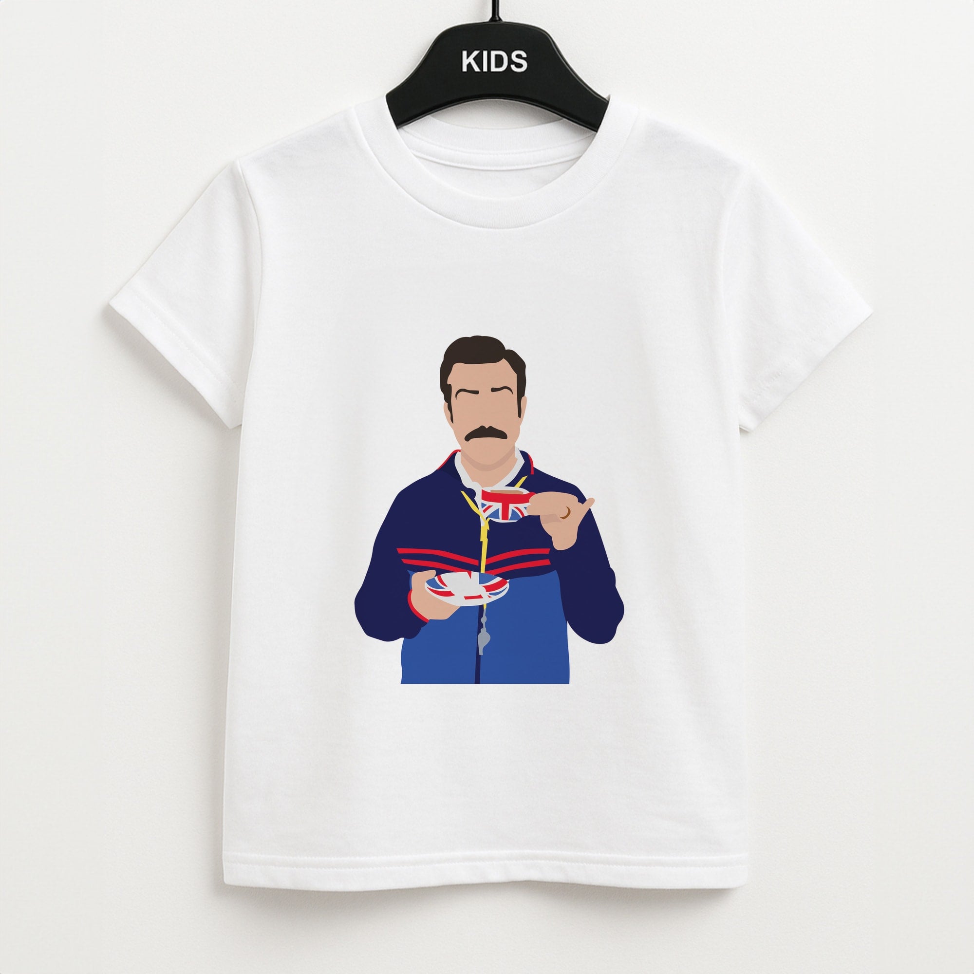 Ted Drinking Tea Unisex Kids T-Shirt