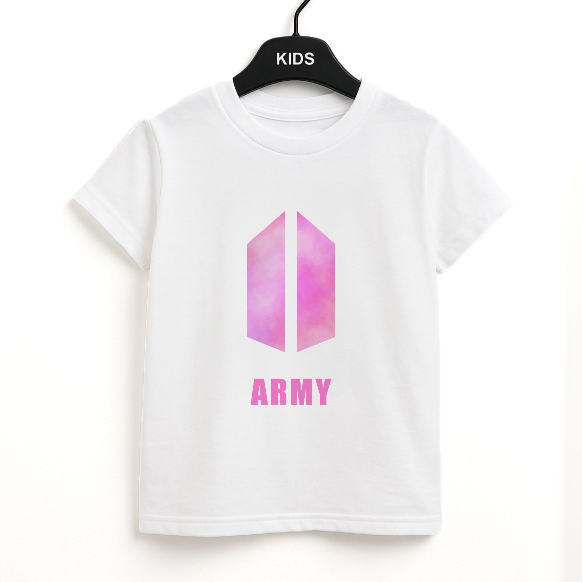 BTS Army Pink - K Pop Kids T-Shirt