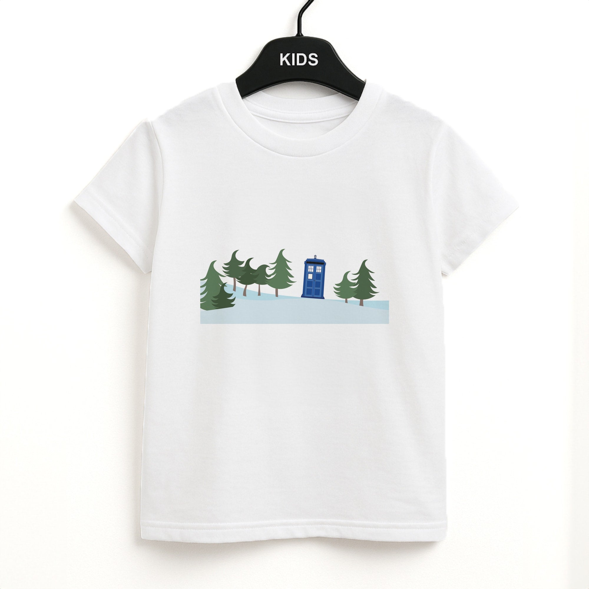 Christmas Tardis - Doctor Who Unisex Kids T-Shirt