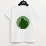 Green Ogre Outline Unisex Kids T-Shirt
