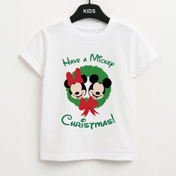 Have A Mickey Christmas Unisex Kids T-Shirt