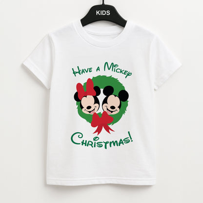 Have A Mickey Christmas Unisex Kids T-Shirt