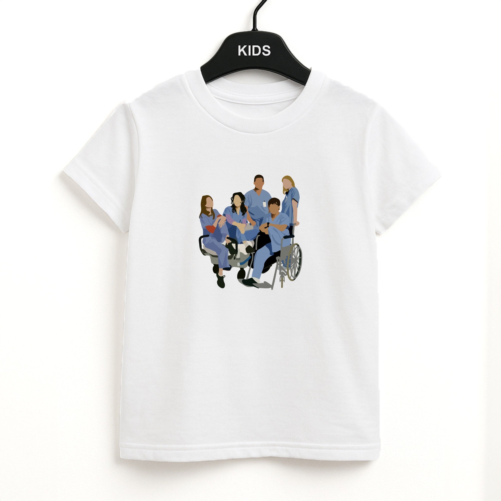Greys Cast Unisex Kids T-Shirt