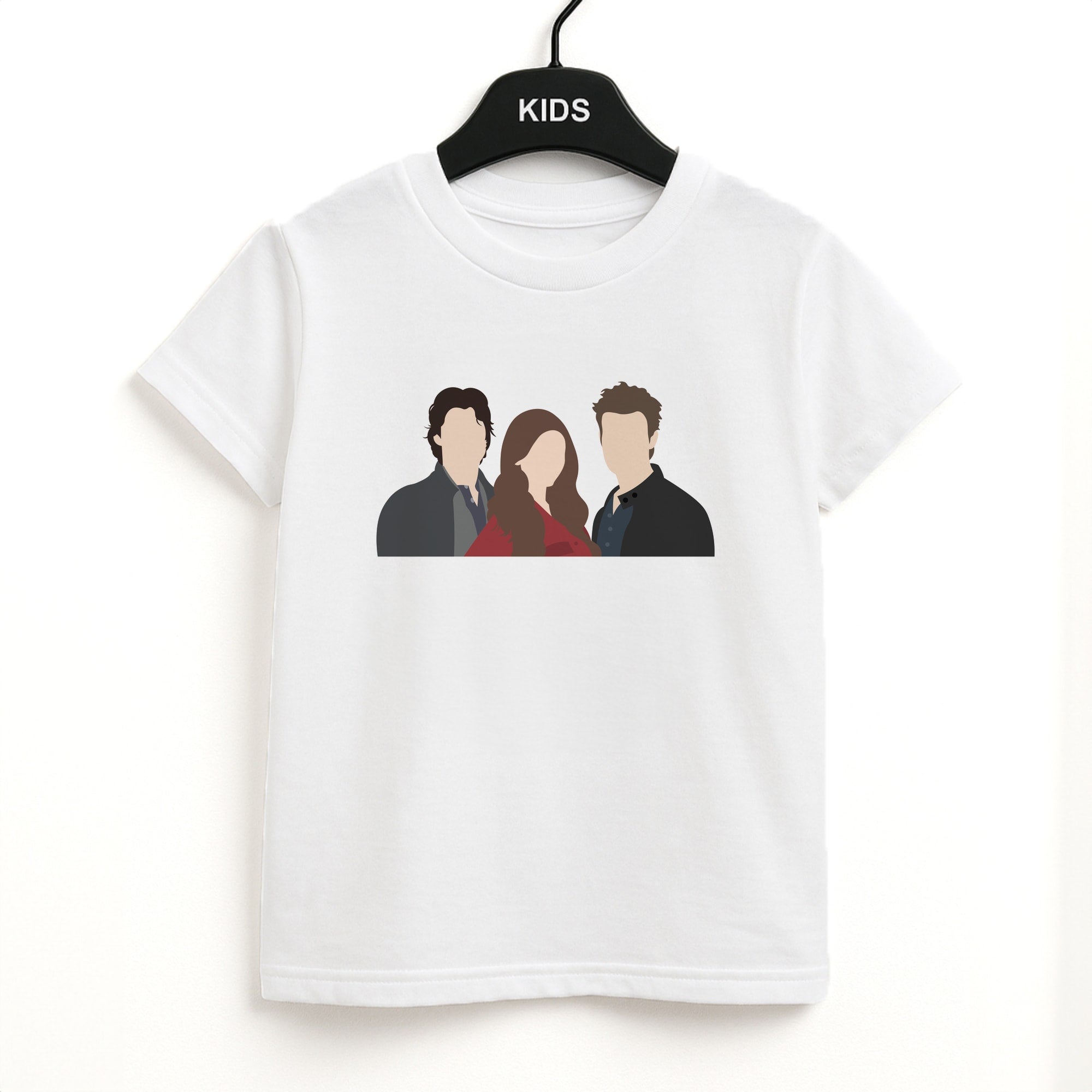 Elena, Damon And Stefan - VD Unisex Kids T-Shirt
