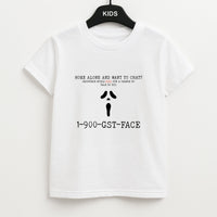 1-800-GST-FACE - Scream Kids T-Shirt