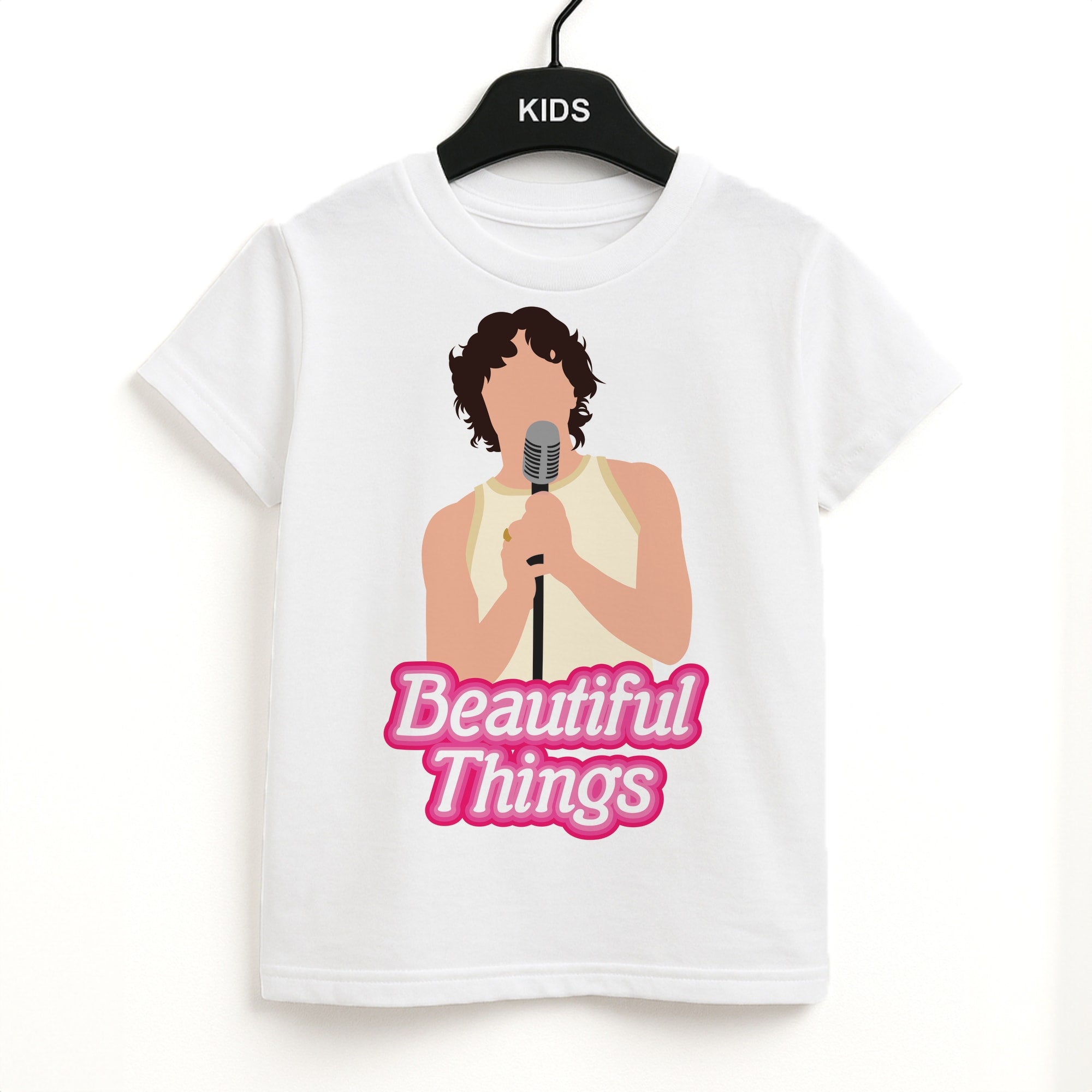 Neon Pink Beautiful Things Kids T-Shirt