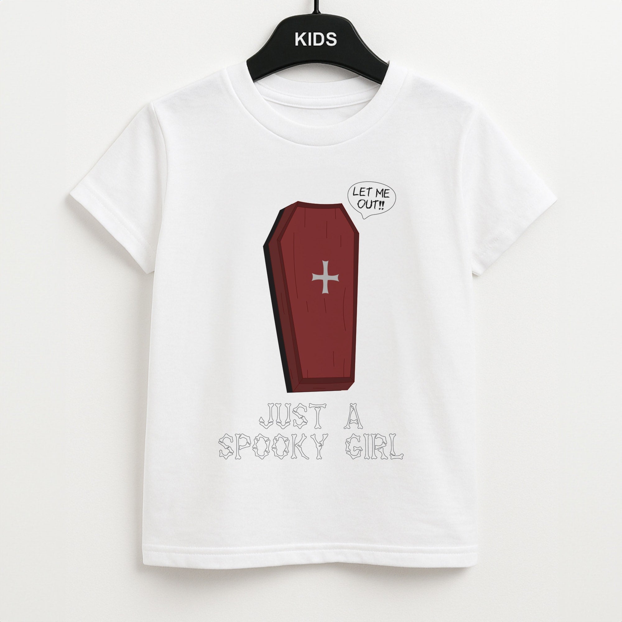 Just A Spooky Girl Unisex Kids T-Shirt