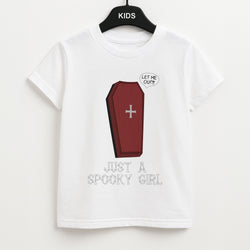 Just A Spooky Girl Unisex Kids T-Shirt