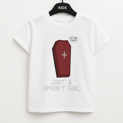 Just A Spooky Girl Unisex Kids T-Shirt