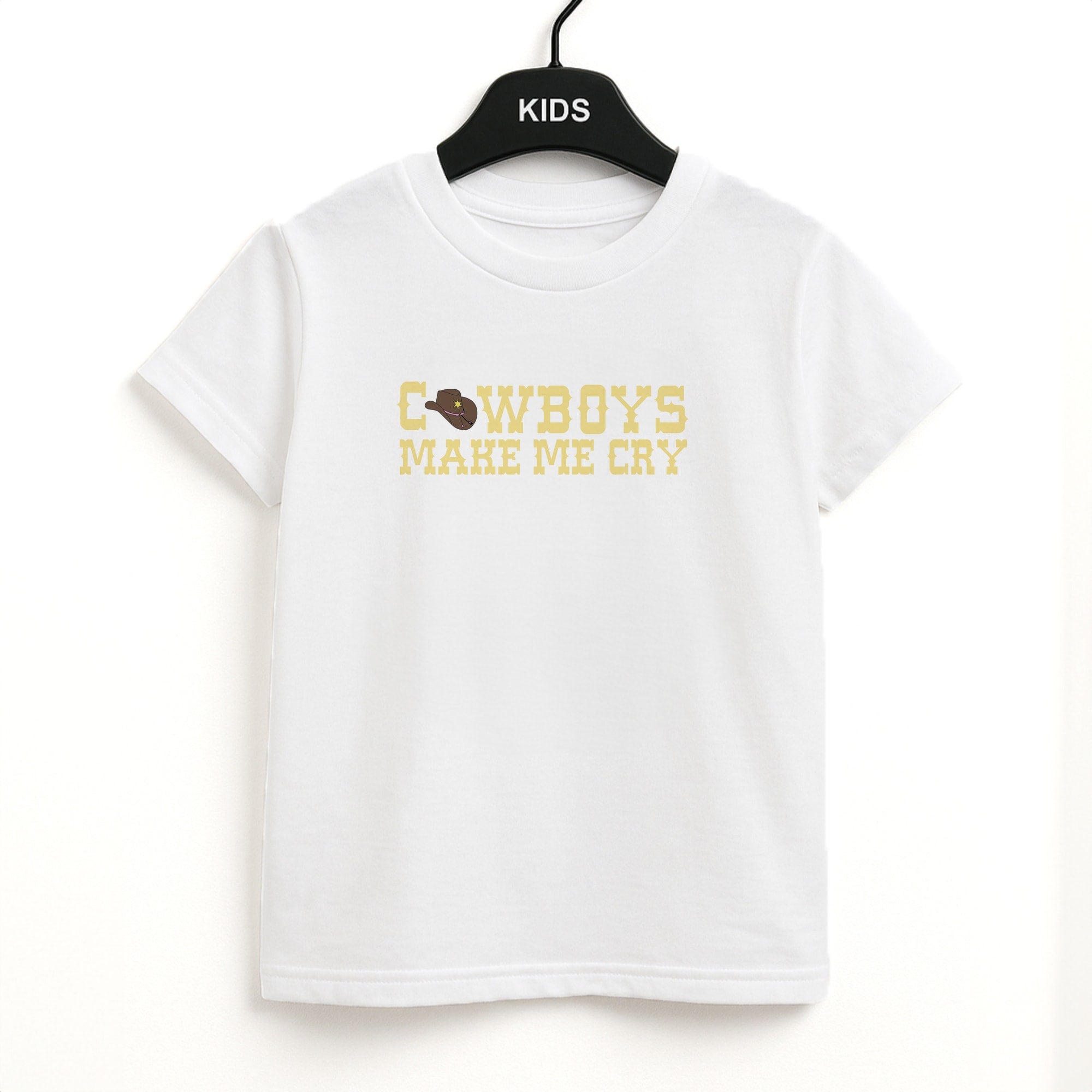 Cowboys Make Me Cry - Post Unisex Kids T-Shirt