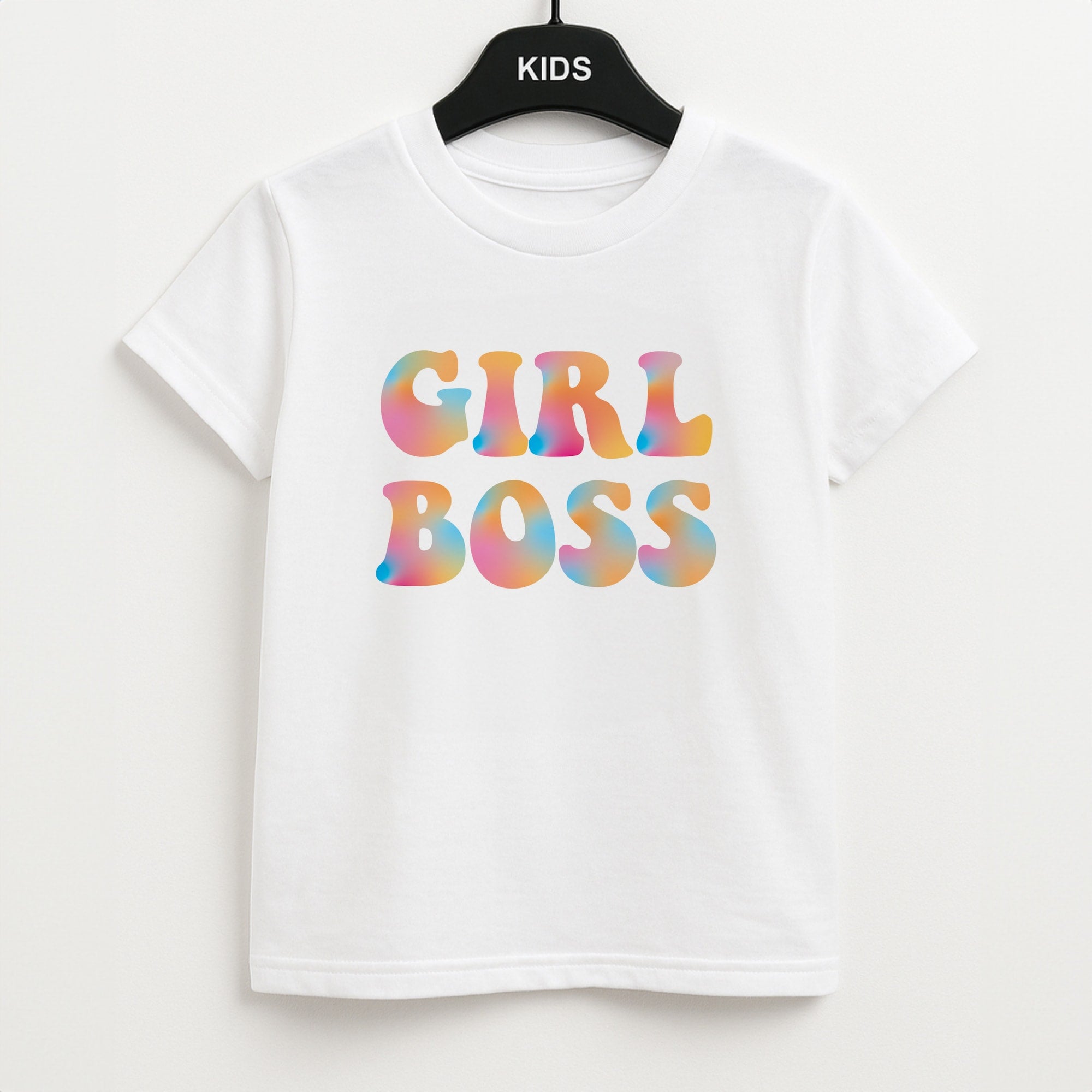 Girl Boss - Aesthetic Quote Kids T-Shirt