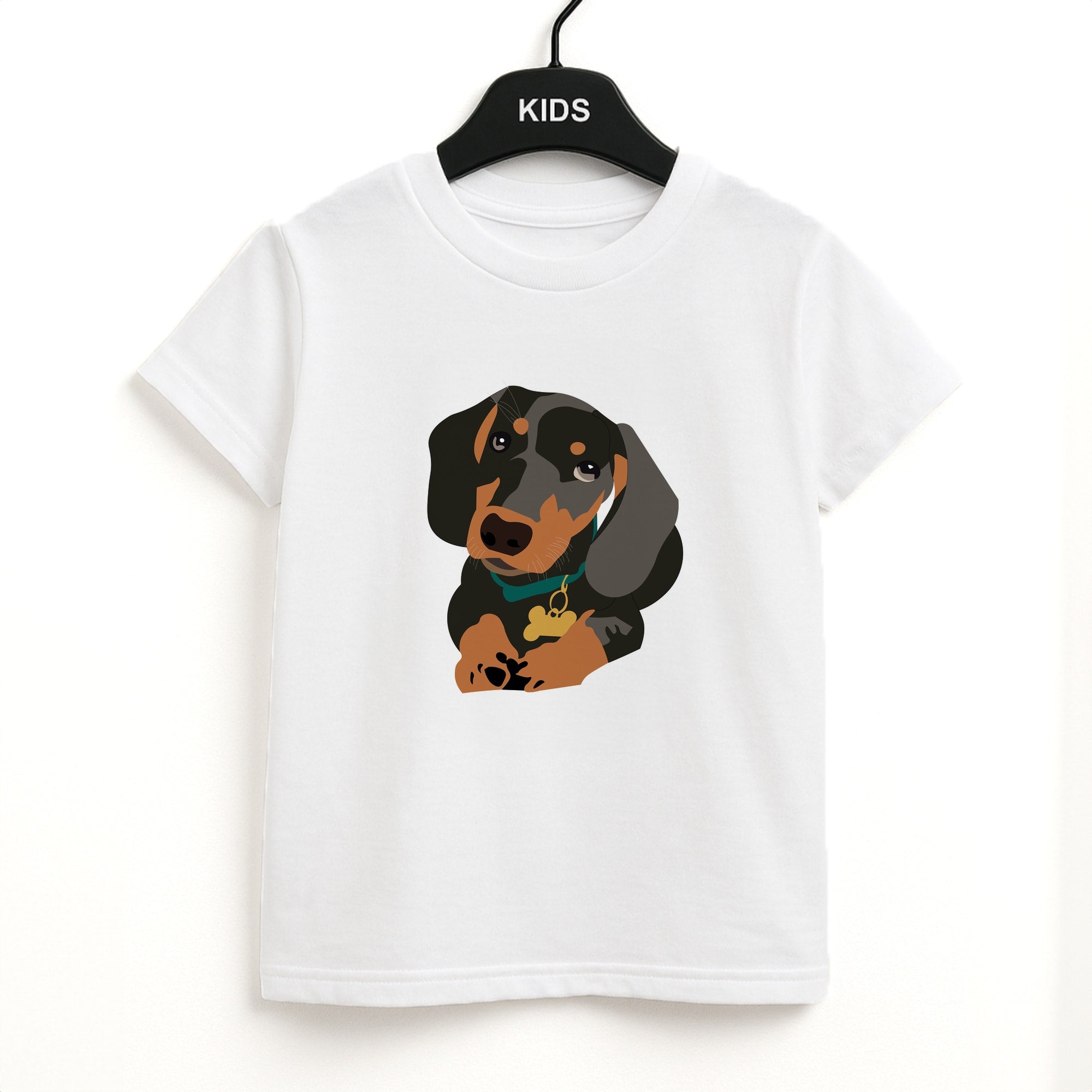 Black & brown - Dachshunds Kids T-Shirt