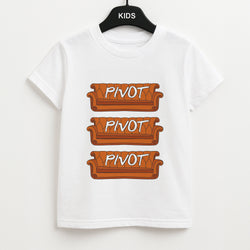 Sitcom Couches Pivot  Unisex Kids T-Shirt
