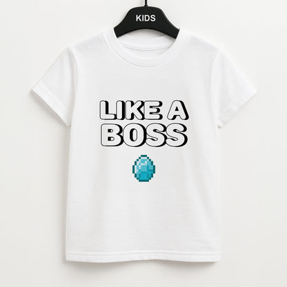 Like A Boss Unisex Kids T-Shirt