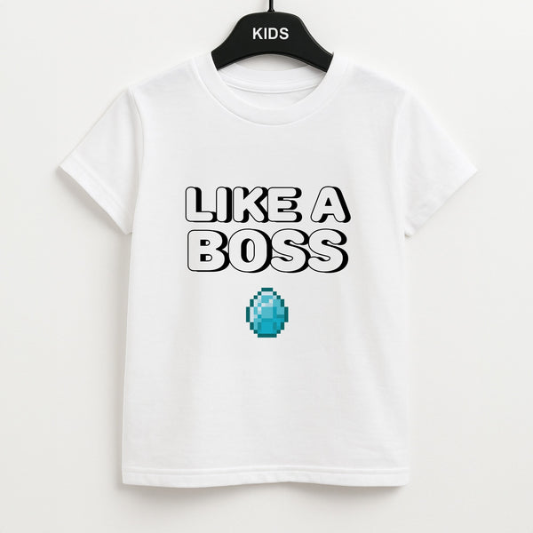 Like A Boss Unisex Kids T-Shirt