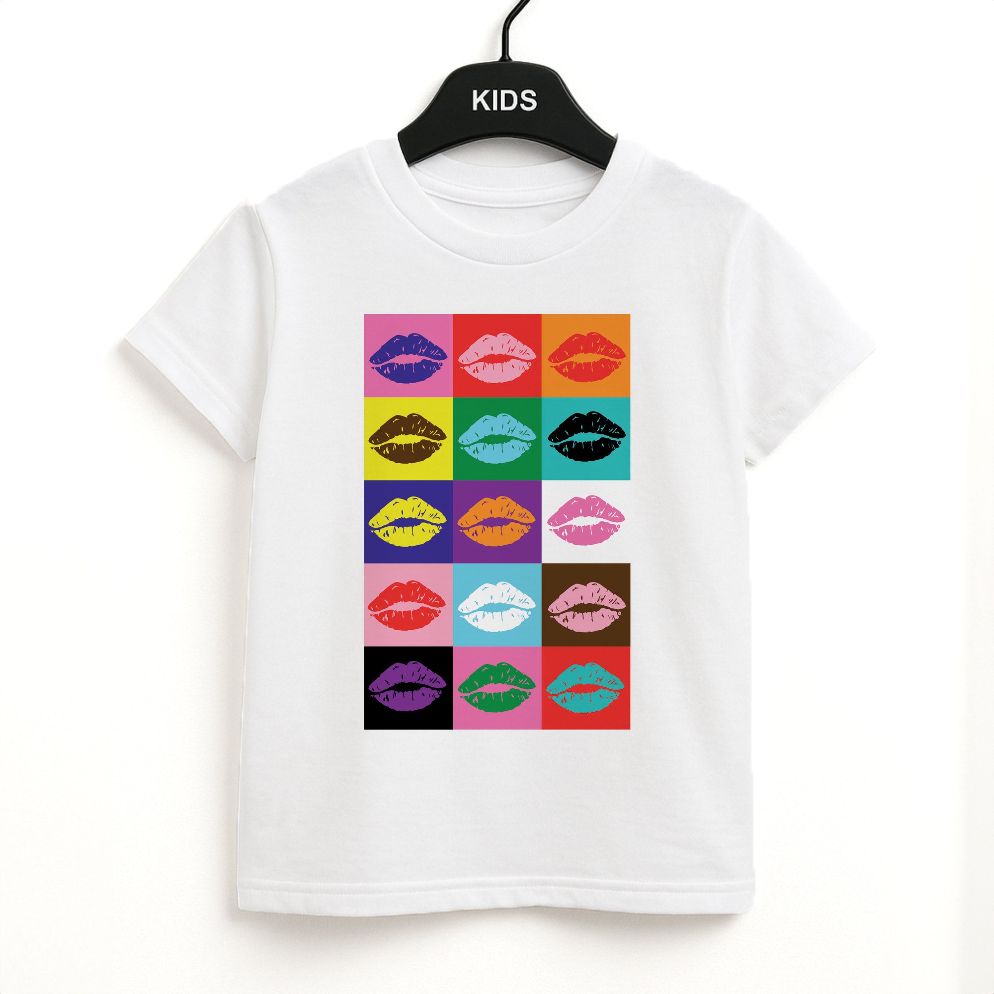 Lips Collage - Pride Kids T-Shirt