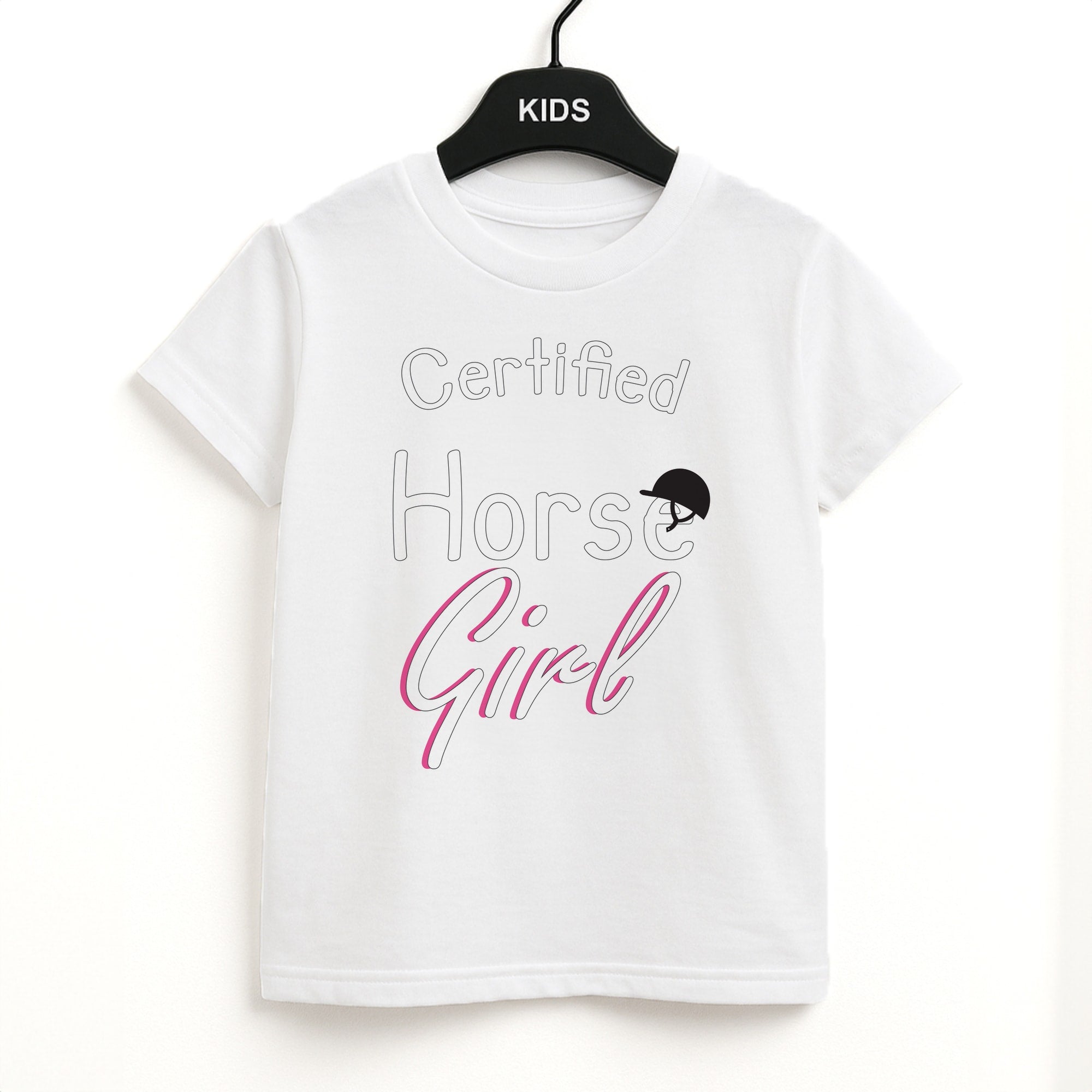 Certified Horse Girl - Horses Unisex Kids T-Shirt