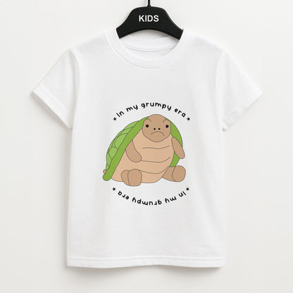 Grumpy Era Turtle Unisex Kids T-Shirt