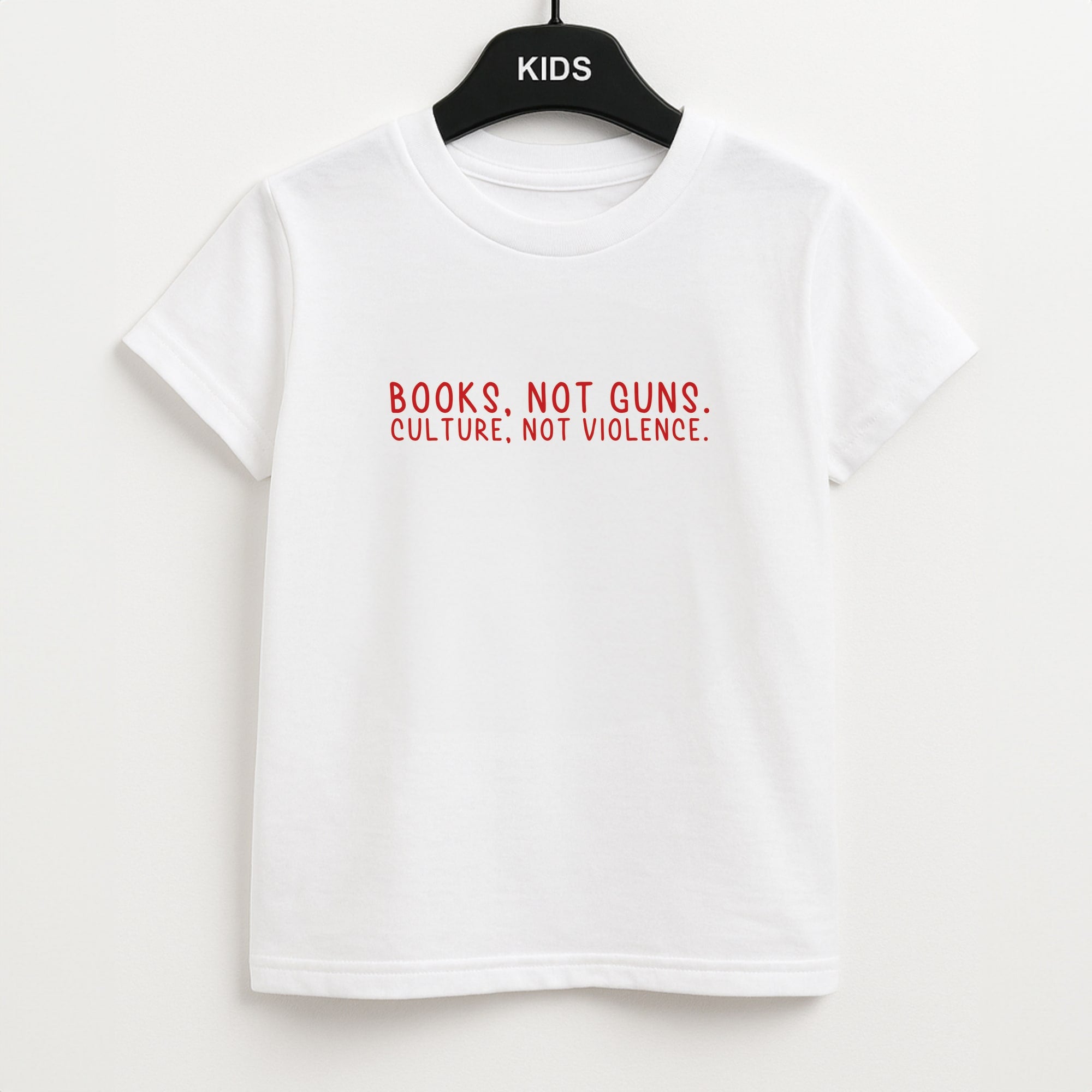 Books, Not Guns - TV Quotes Kids T-Shirt