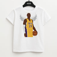 Kobe with wings - Basketball Kids T-Shirt