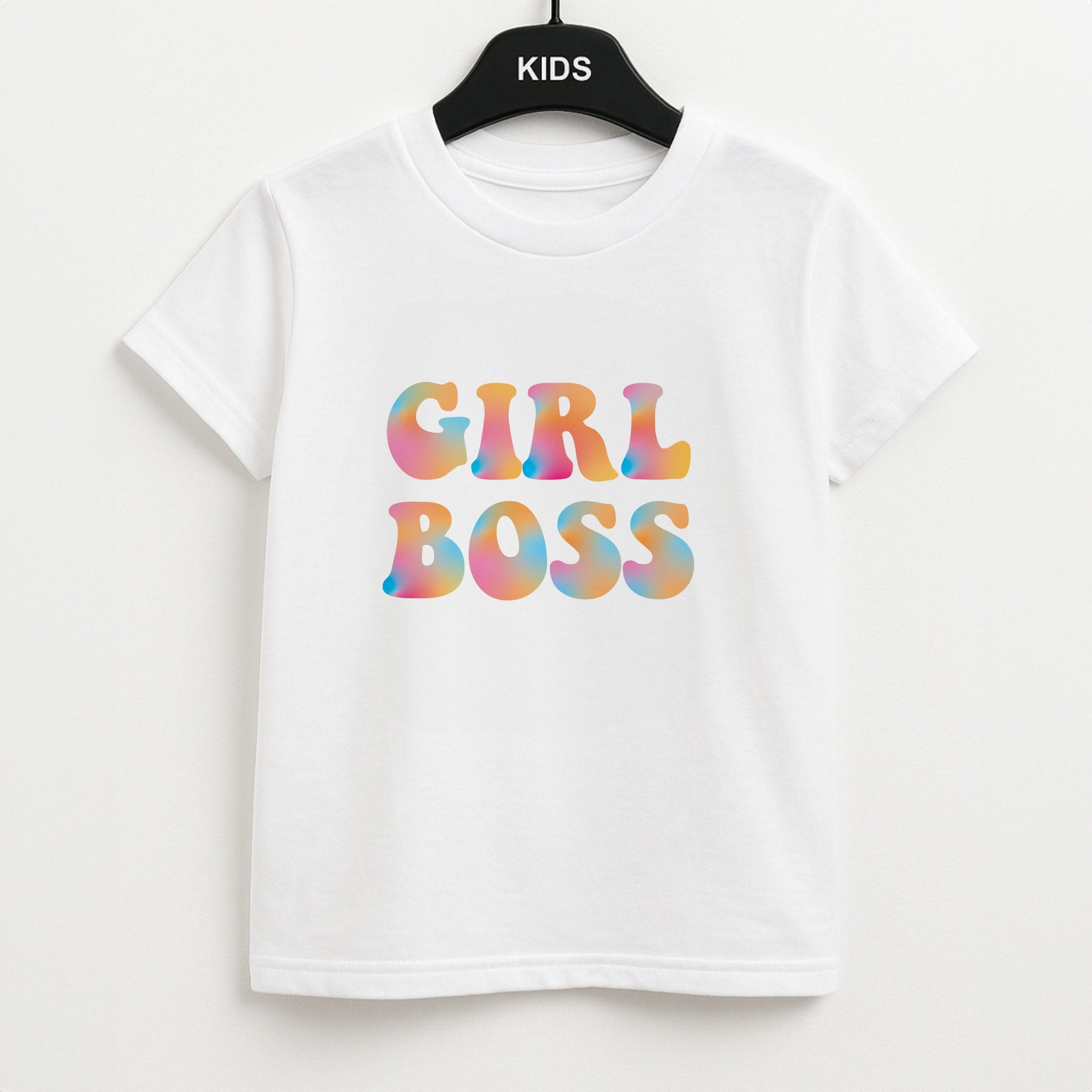 Girl Boss - Aesthetic Quote Unisex Kids T-Shirt