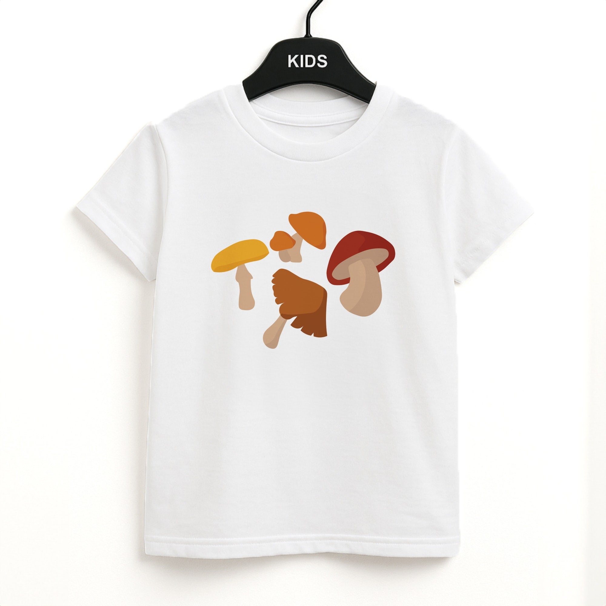 Mushroom Pattern - Autumn  Unisex Kids T-Shirt