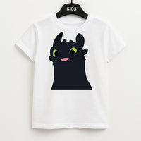 Black Fury Dragon Kids T-Shirt