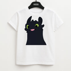 Black Fury Dragon Kids T-Shirt