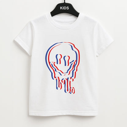 Red Smiley - Juice Unisex Kids T-Shirt