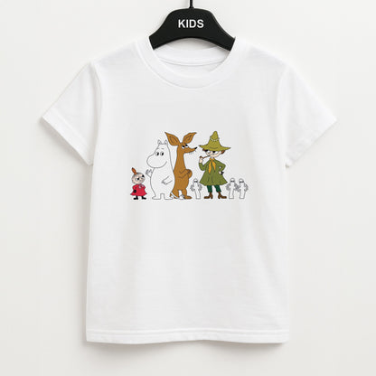 Moom Characters Unisex Kids T-Shirt