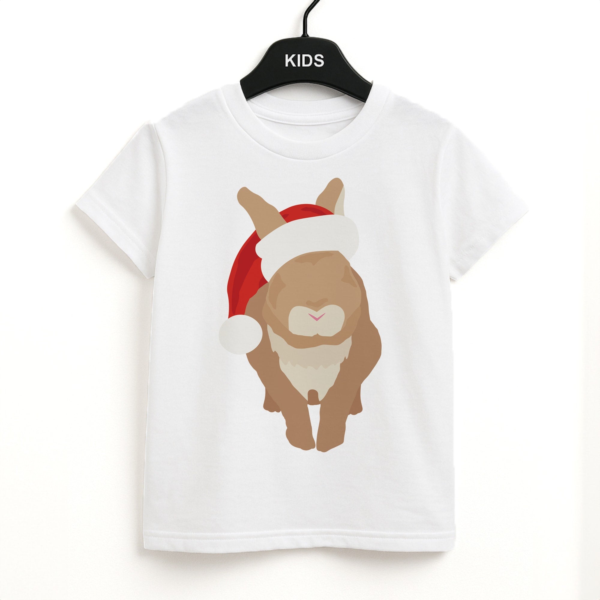 Rabbit Christmas Ears Kids T-Shirt