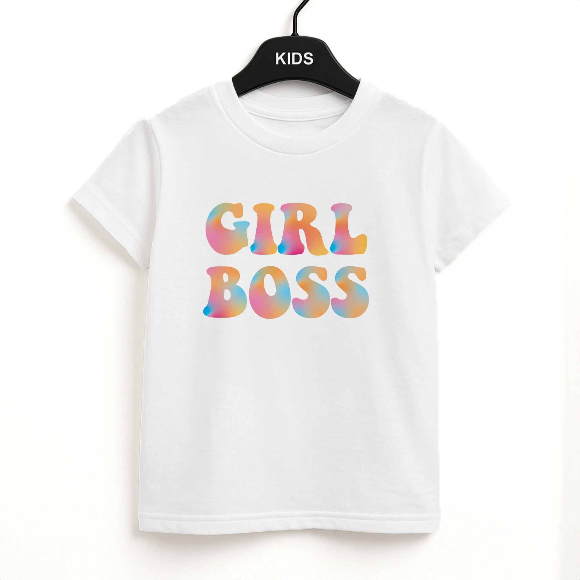 Girl Boss - Aesthetic Quote Unisex Kids T-Shirt
