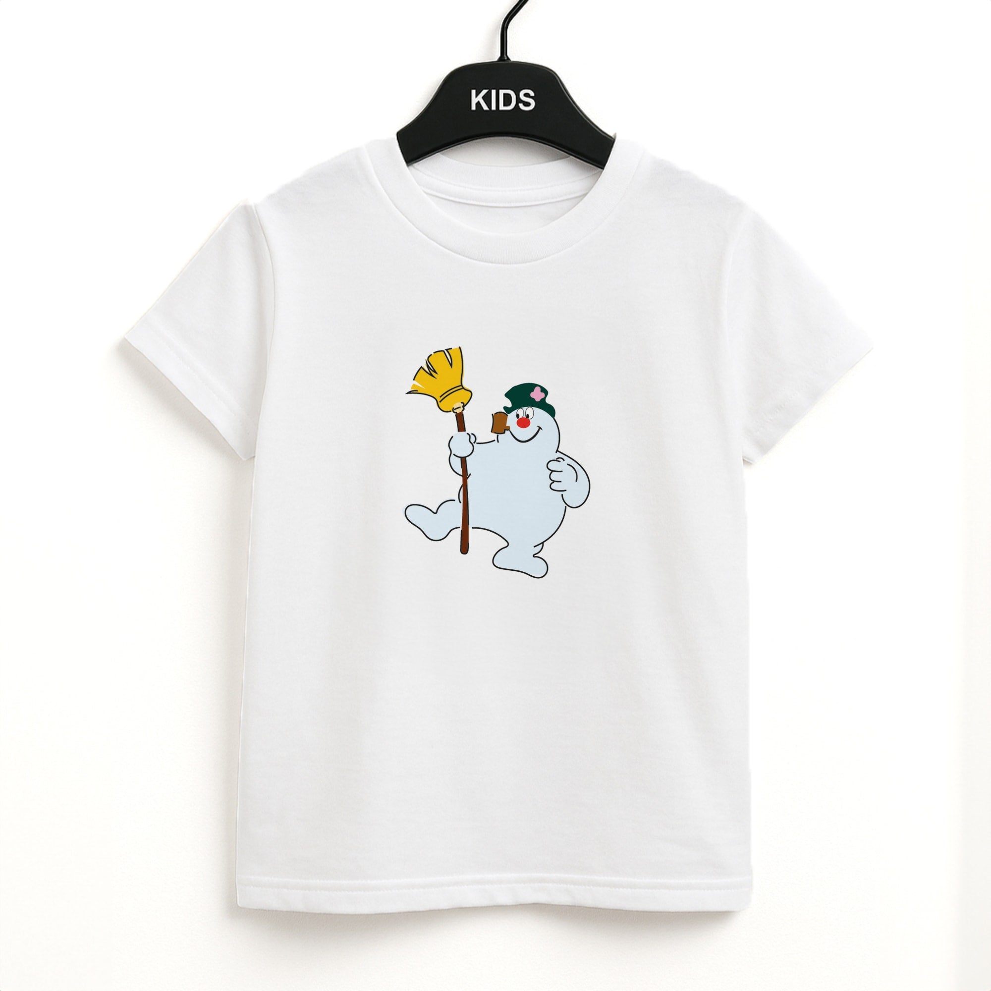 Broom - Snowman Unisex Kids T-Shirt