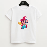 Running Mario - Mario Kids T-Shirt