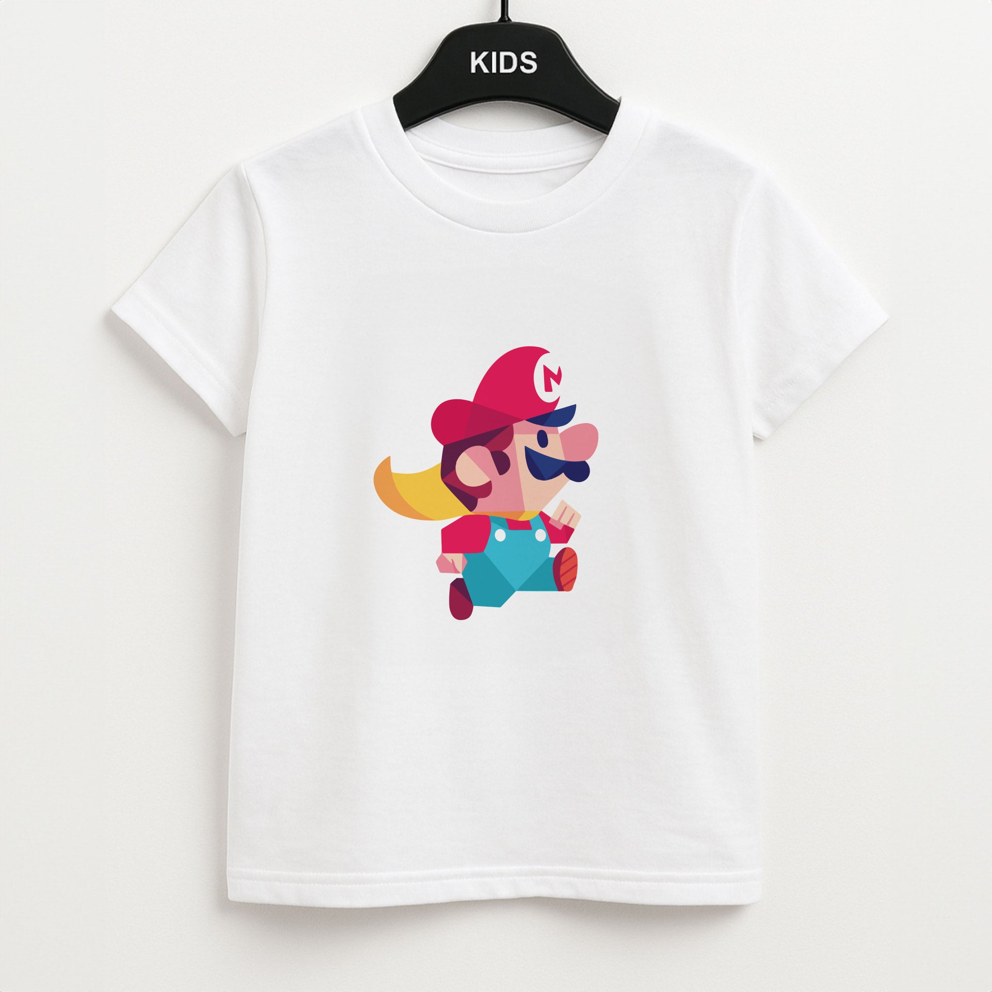 Running Mario - Mario Unisex Kids T-Shirt