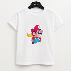 Running Mario - Mario Unisex Kids T-Shirt