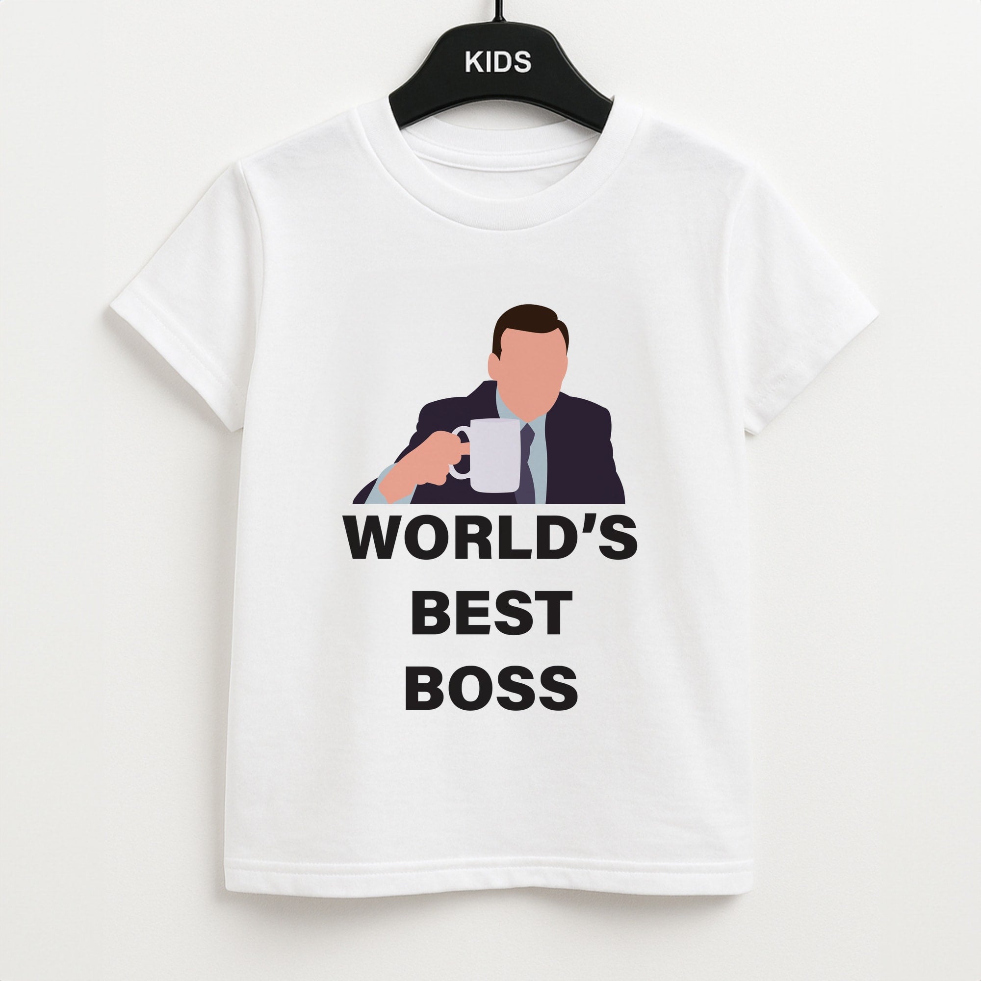 World's Best Boss - The Office Unisex Kids T-Shirt