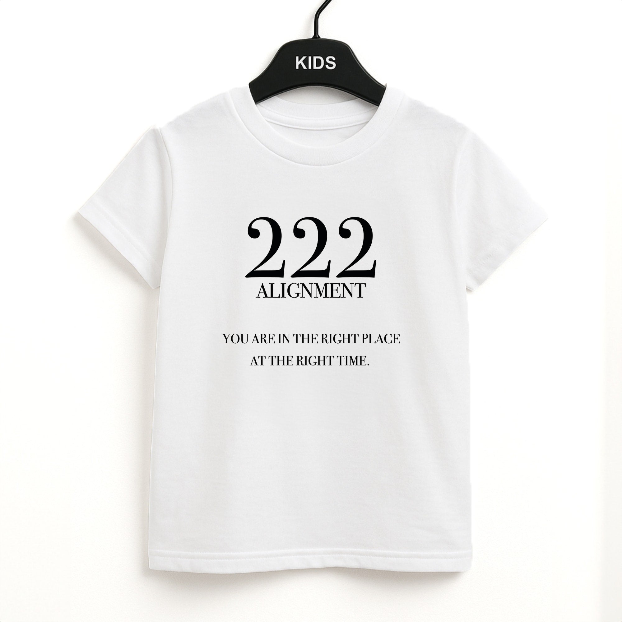 222 - Angel Numbers Unisex Kids T-Shirt