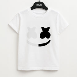 Dual Sides Helmet DJ  Unisex Kids T-Shirt