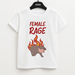 Female Rage Unisex Kids T-Shirt