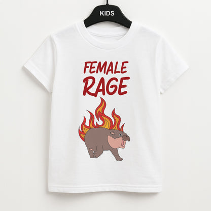 Female Rage Unisex Kids T-Shirt